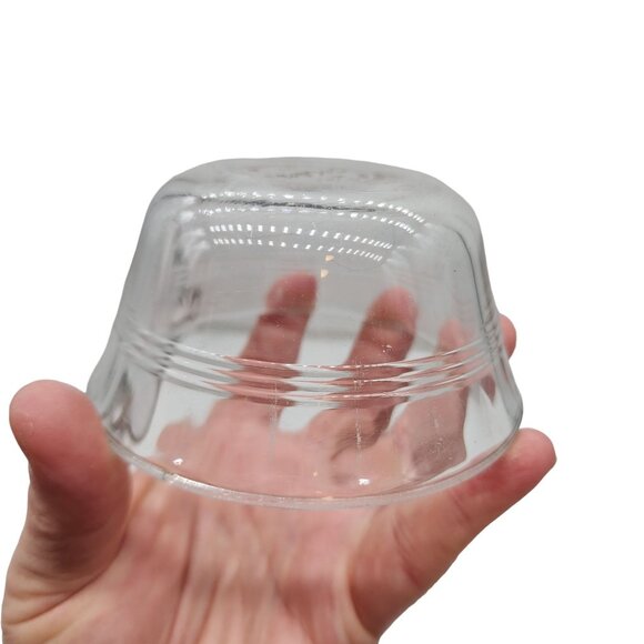 Set Of 6 Vintage Pyrex Clear Glass Custard Cups Dessert Bowls 6 Oz - Picture 4 of 5